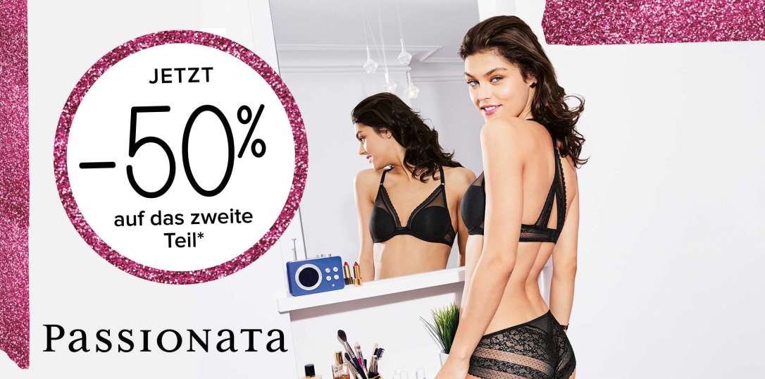 JETZT -50 % AUF DAS ZWEITE TEIL