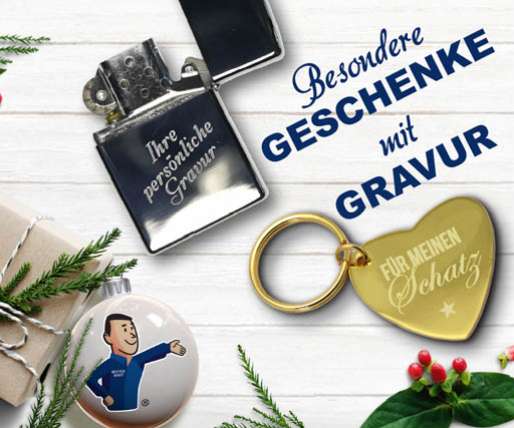 GESCHENK-IDEEN MIT GRAVUR