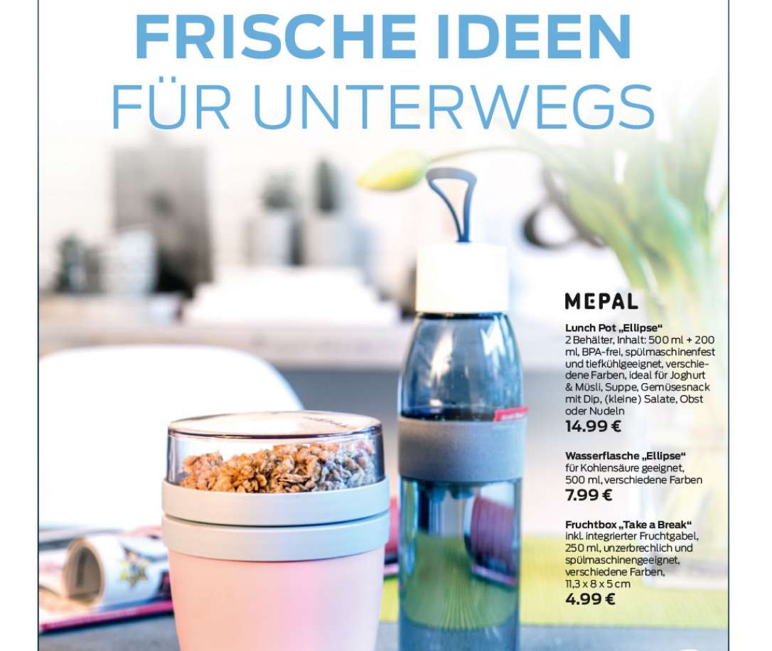 FRISCHE IDEEN FÜR UNTERWEGS