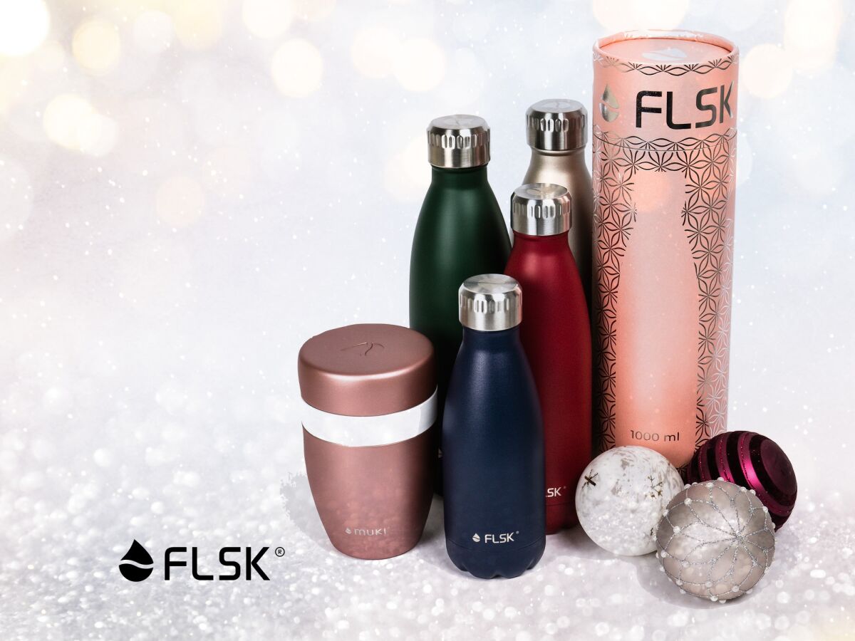 FLSK - Die perfekte Trinkflasche – ein ganz persönliches Geschenk.