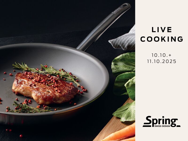 Introbild zu Artikel Live Cooking mit Spring 