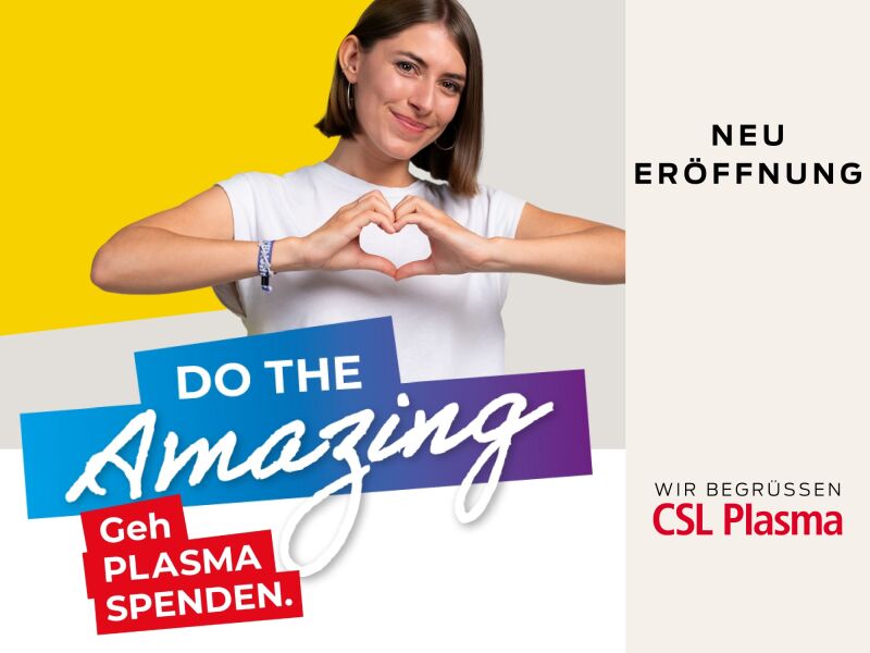 Introbild zu Artikel Eröffnung CSL Plasma-spendezentrum bei Ahrens 