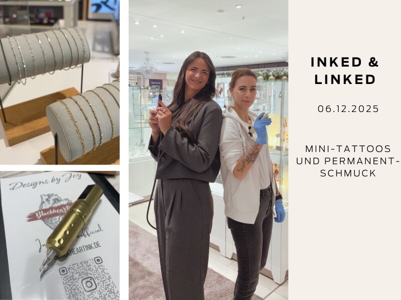 Introbild zu Artikel Inked & Linked: Schmuck trifft Tattoo 