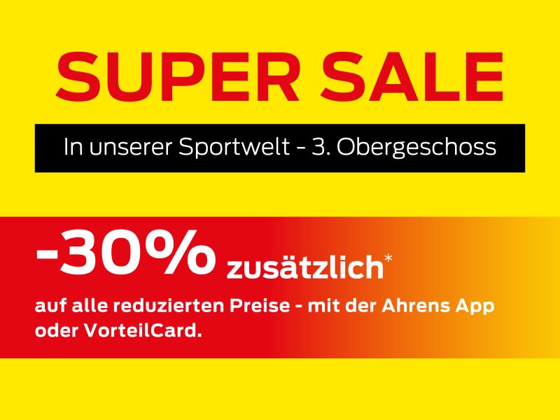 Introbild zu Artikel Super Sale 